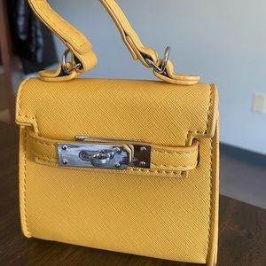 MUSTARD MINI BABY BIRKIN